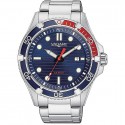 VAGARY Aqua Diver - Orologio in acciaio fondo blu