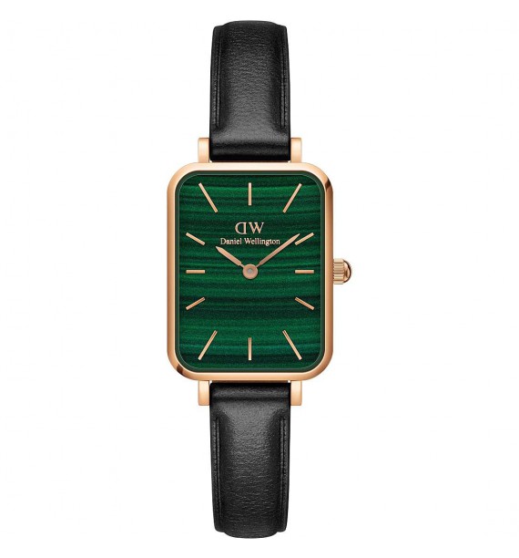 DANIEL WELLINGTON orologio in acciaio placcato dorato fondo nero - Petite  Pressed Ashfield - Orologi Shopping