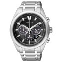 CITIZEN - Orologio Chrono in SuperTitanio fondo nero - Crono 4010