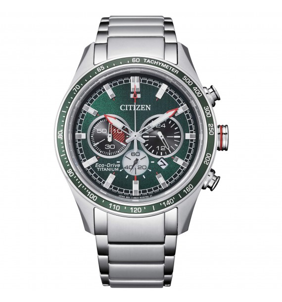 CITIZEN - Orologio Chrono in SuperTitanio fondo silver - Crono 4010