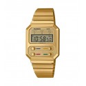 CASIO Vintage - orologio in acciaio e resina fondo oro - Iconic