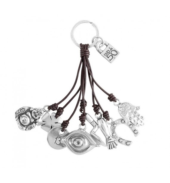 Portachiavi Uno De 50 Amuleto