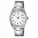 CASIO Collection orologio in acciaio e ottone fondo bianco