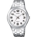 CASIO Collection orologio in acciaio e ottone fondo bianco