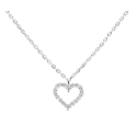 Collana PD Paola White Heart Silver