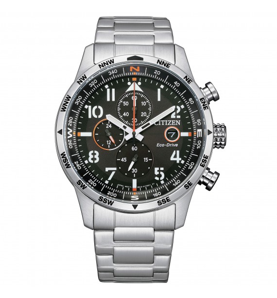 Orologio Citizen uomo crono O.F. Collection 2022 Aviator CA0790-83E