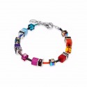 Bracciale Couer de Lion GeoCUBE Multicolor Rainbow 2838/30-1520