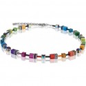 Collana Couer de Lion GeoCUBE Multicolor Rainbow 2838/10-1520