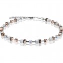 Collana Couer de Lion GeoCUBE Bianco 4016/10-1400