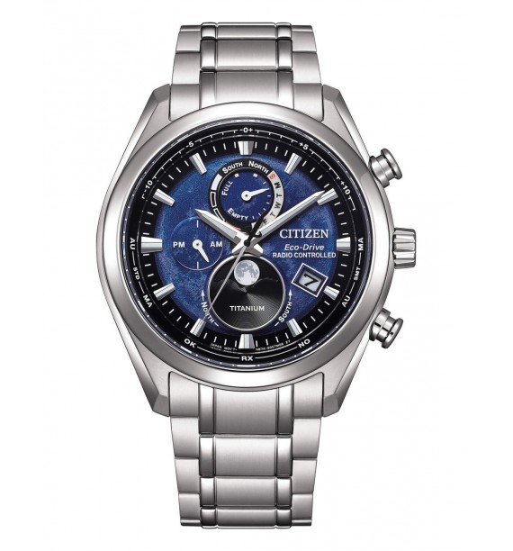 Orologio Citizen uomo Radiocontrollato Tsuki Yomi Moonphase BY1010-81L