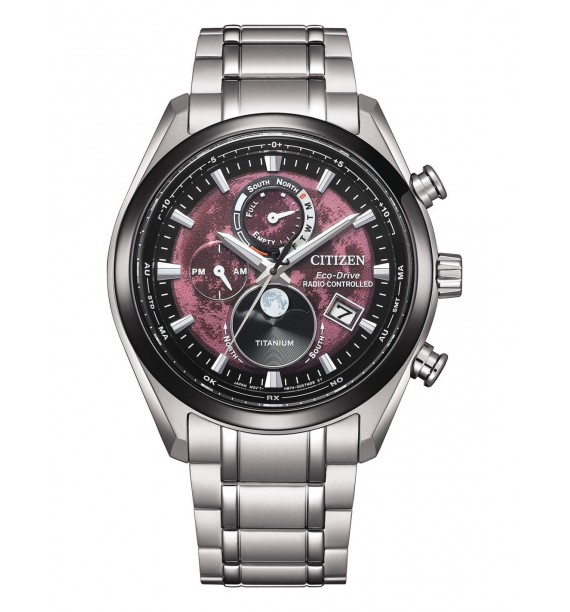 Orologio Citizen uomo Radiocontrollato Tsuki Yomi Moonphase BY1018-80X