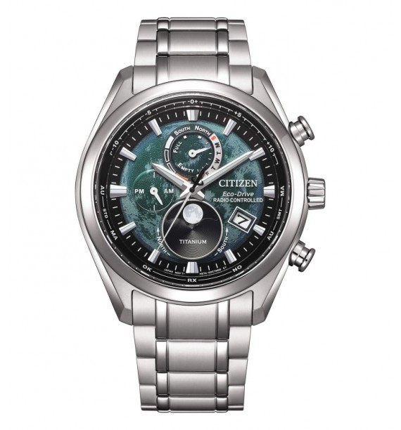 Orologio Citizen uomo Radiocontrollato Tsuki Yomi Moonphase BY1010-81X