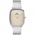 Orologio Uomo Daniel Welligton Marlon Wire Linen Silver