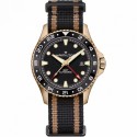 Orologio uomo Hamilton Khaki Navy GMT Auto H82565930