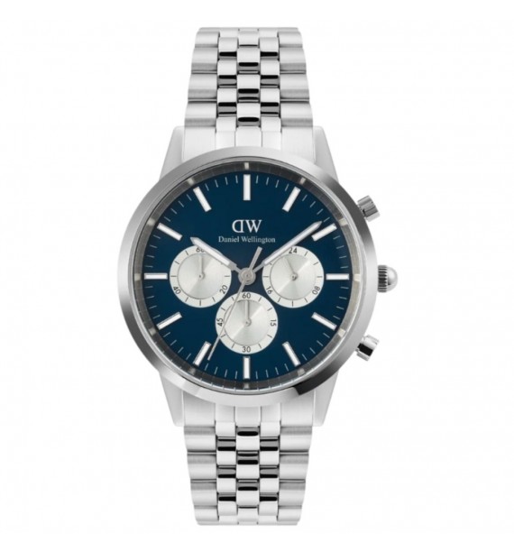 Orologio Daniel Wellington Iconic Chronograph Arch 5-Link Arctic Panda Silver