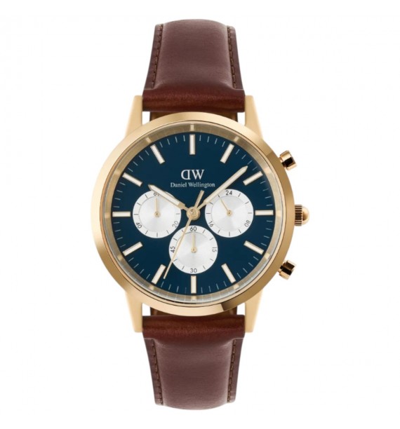 Orologio Daniel Wellington Iconic Chronograph St Mawes Arctic Panda Gold
