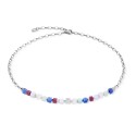 Collana Couer de Lion Cube Mosaic Lumina argento3024/10-1578
