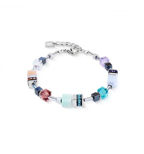 Bracciale Couer de Lion GeoCUBE® Precious Motion Sorbet argento 3017/30-1580