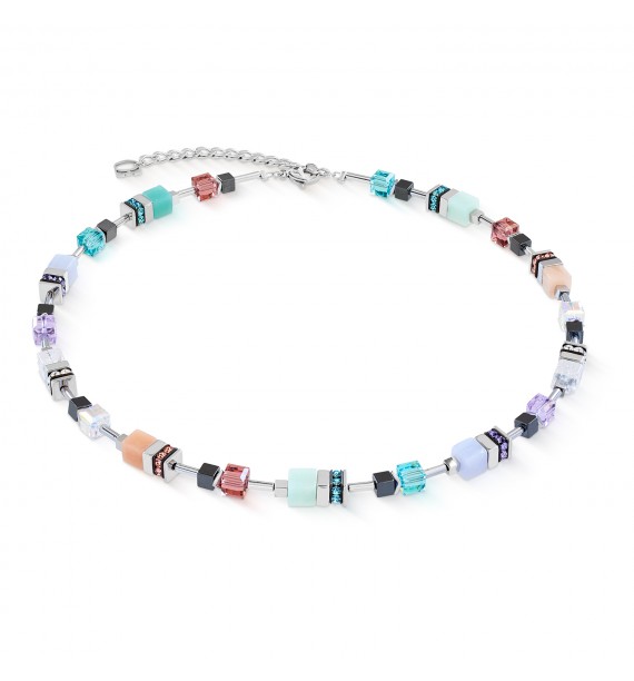 Collana Couer de Lion GeoCUBE Precious Motion Sorbet argento 3017/10-1580