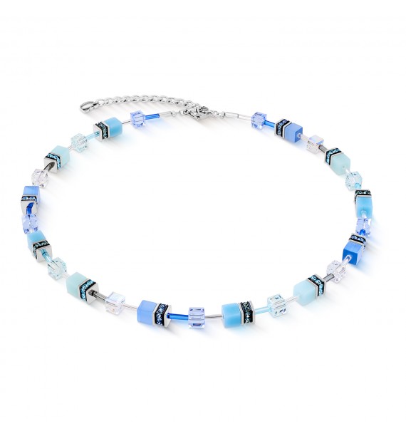 Collana Couer de Lion GeoCUBE® Iconic Aqua-Blue 2838102007
