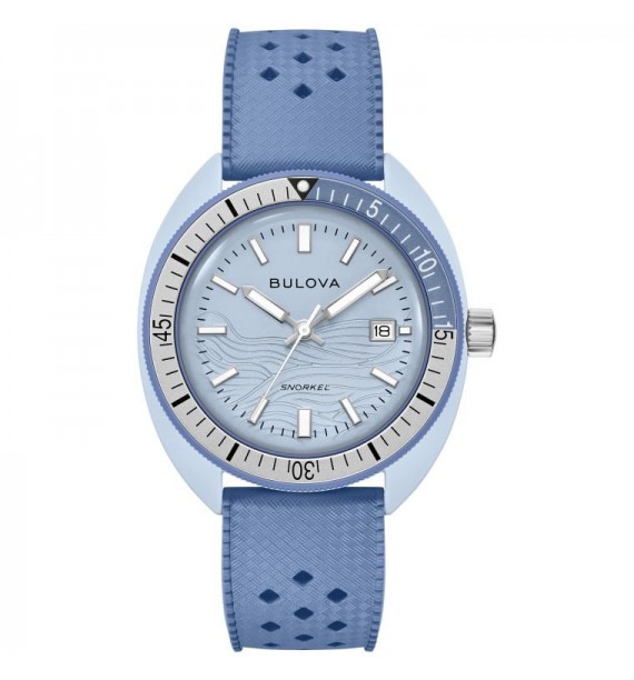 Orologio Bulova uomo Snorkel 98B461 Balenottera azzurra