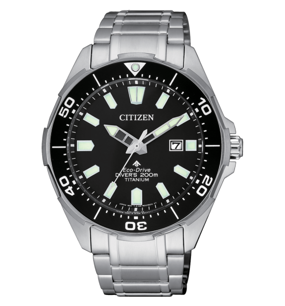 Orologio Citizen uomo Diver's Eco Drive 200 mt Super Titanio BN0200-81E