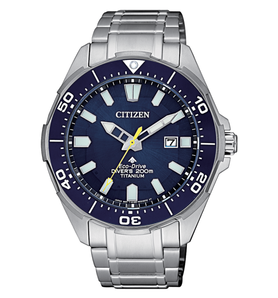 Orologio Citizen uomo Diver's Eco Drive 200 mt Super Titanio BN0201