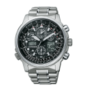 CITIZEN - Orologio Chrono in SuperTitanio fondo nero - Super Pilot