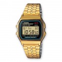 CASIO Vintage - orologio in acciaio e resina fondo nero - Iconic