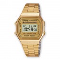 CASIO Vintage - orologio in acciaio dorato e resina fondo dorato - Iconic