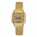 CASIO Vintage orologio in acciaio e resina fondo dorato - Mini