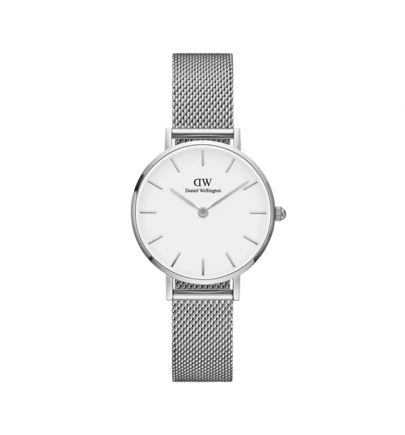DANIEL WELLINGTON Petite orologio in acciaio fondo bianco - Sterling