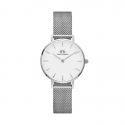 DANIEL WELLINGTON Petite orologio in acciaio fondo bianco - Sterling