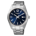 VAGARY Timeless - Orologio in acciaio fondo blu - Uomo