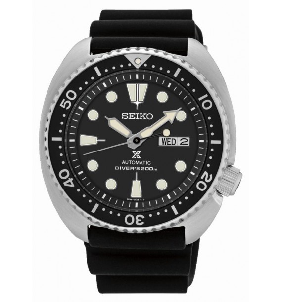 SEIKO - Orologio automatico in acciaio inox e silicone fondo nero - Prospex