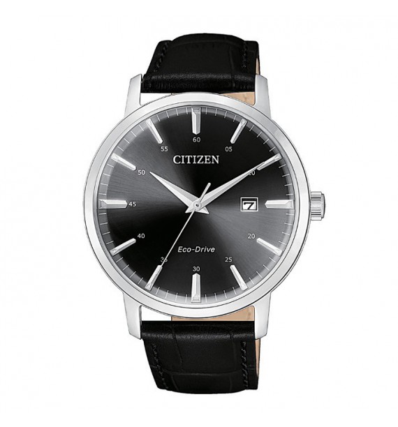 CITIZEN - Orologio in acciaio e pelle fondo verde - Aviator