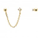 Orecchini PD Paola Musketeer Gold